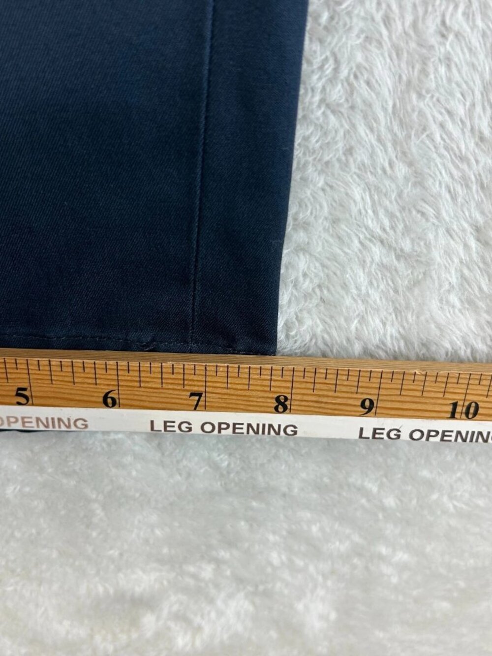 Brooks‎ Brothers Advantage Chino Milano Pants Mens 40x30 Blue Mid Rise Formal - Picture 16 of 16